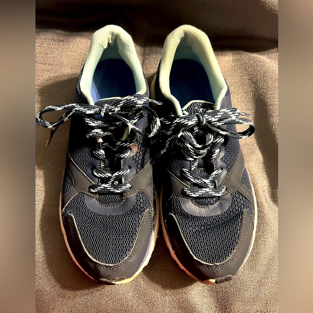 Vionic Women's Tokyo Sneaker Athletic Shoes Navy Blue 8.5